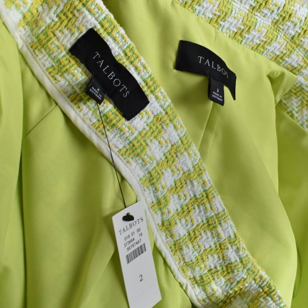 Talbots Tweed Skirt Suit Set NEW - 2 - Picture 14 of 14